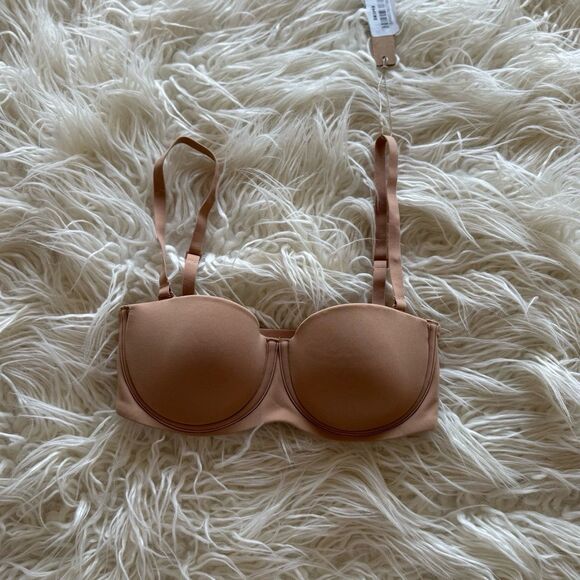 Skims Fits Everybody Strapless Bra Ochre Size 30B - Picture 1 of 11